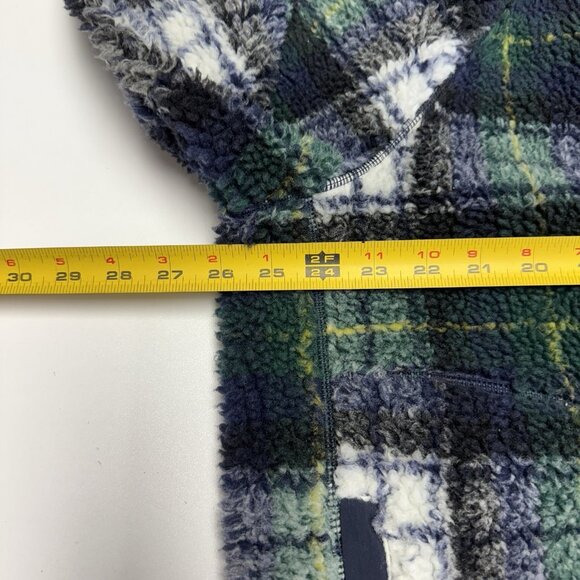 J Crew Fleece Jacket Nordic Sherpa Zip Up Sweater Hiking Outdoor XL 26x29 - Picture 11 of 12